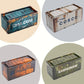 4pcs/set Mini Storage Box  Retro Industrial Style Iron Creative Decoration Collect Item Desktop Mini Container Model Gifts