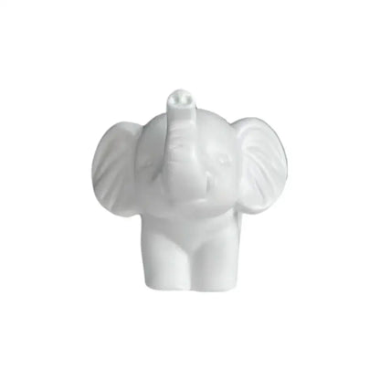 Nordic Style Black and White Golden Elephant Figurine, Auspicious Meaning Home Decoration Item, Stylish and Exquisite Decoration for Living Room and Study, Conveying a Warm Atmosphere