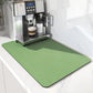 VIKAMA Coffee Machine Mat Rubber Backing Water-Absorbent Dish Drying Pad Kitchen Worktop Drainage Mat Home Decor