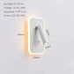 Modern Minimalist Led Wall Lamp USB Charging Indoor Bedroom Lamp Hotel Bedside Reading Lamp Wall Lights Sconce Switch AC 90~240V