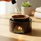 Ceramic Essential Oil Burner Wax Melt Warmer Burner Candle Heating Holder Essential Oil Diffuser for Spa Aromatherapy