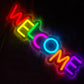Welcome Neon Sign, Commercial Wall Lamp Usb Powered, Very Suitable For Restaurants, Salons, Bars, Coffee Shops, Shops Decor.