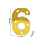 1PC 16cm Golden Numbers&English Led Letter Lights,Battery Powered Decoration Light For Festive,Proposal,Birthday,Wedding,Party
