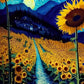 Van Gogh Sunflower Flower Starry Sky Art Pictures Poster Printing Oil Painting Canvas Painting For Modern Home Decor Gift