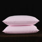 2pcs White Goose Down Feather Pillow for Sleeping Soft Bed Pillow with 100% Cotton Shell Standard Queen Size Back, Side Sleeper