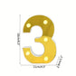 1PC 16cm Golden Numbers&English Led Letter Lights,Battery Powered Decoration Light For Festive,Proposal,Birthday,Wedding,Party