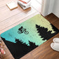 MTB Bike Door Floor Kitchen Bath  Living Room Mat Anti-Slip Outdoor Bicycle Cyclist Biking Doormat Entrance Rug Carpet Footpad