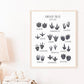 Modern Abstract  Animal Atlas Prints Dinosaur Illustration Canvas Painting Poster For Living Room Play Room Kids Room Home Decor