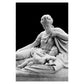 Nordic Simple Wall Art Black Ancient Greek Gods Sculpture David Statue Canvas Print Poster Home Living Room Bedroom Decoration
