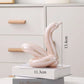 13.4cm Mini Creative Balloon Swan Abstract Ceramic Ornament Sculpture Study Room Statue Home Office Accessories Decoration Gift
