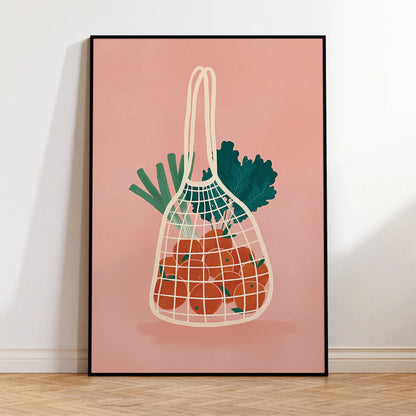 Modern Fruits And Vegetables Wall Art Printmaking Canvas Painting Poster Picture Living Room Bedroom Waterproof Home Decoration