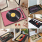 1 Cartoon Record Bedroom Carpet Kitchen Floor Mat Anti Slip Bathroom Living Room Carpet Entrance Door Mat Home Decorative Rugs