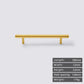 Minimalist solid brass cabinet pulls & handles