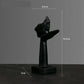 Resin Abstract Mask Statues European Miniature Figurines for Interior Home Office Study Desktop Figure Ornament Decor Gift
