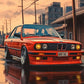 Modern Painting Cars E30 M3 Poster and Prints Canvas Wall Art Pictures for Home Decoration Living Room