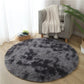 VIKAMA Pink Round Carpet Fluffy Soft Area Floor Mat Children Girls Room Princess Castle Plush Carpet Living Room Home Decor