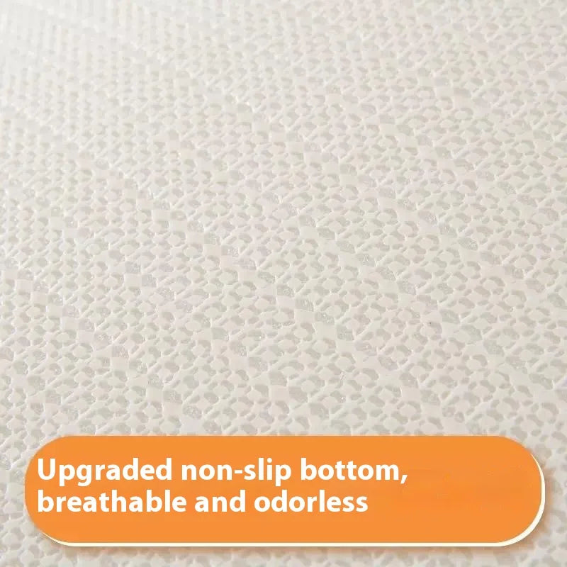 VIKAMA Flannel Round Rug Earth Moon Bedroom Sofa Living Room Bedside Rug Soft Soundproof Noise Reducing Carpet Home Decoration