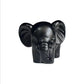 Nordic Style Black and White Golden Elephant Figurine, Auspicious Meaning Home Decoration Item, Stylish and Exquisite Decoration for Living Room and Study, Conveying a Warm Atmosphere