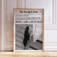 Modern Mom I Am a Rich Man Newspaper New York News RetroWall Art Canvas Painting Posters For Living Room Bar Cart Home Decor