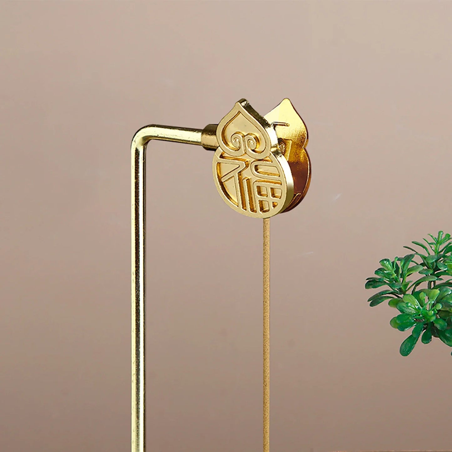 Glass Incense Holder for Sticks Anti-Ash Flying Incense Burne with Metal Clip and Incense Storage for Yoga Home Decor