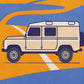L-and-R-over Defender 90 Offroad Poster Classic Retro Automotive Poster Canvas Prints Classic Off-road Vehicle Aesthetic Print