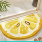 VIKAMA Little Fresh Fruit Special Imitation Cashmere Carpet Warm Machine Washable Bathroom Door Carpet Porch Mat Home Decor