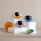Nordic Style Ceramic Devil's Eye Home Decor Eye Abstract Ornament Sculpture Statues Study Room Abstract Decoration Gift Giving
