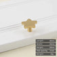 Minimalist solid brass cabinet pulls & handles