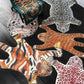 VIKAMA Cartoon Leopard Carpet For Cooling And Warmth, Home Decoration, Bedroom Plush Floor Mat, Living Room Rest Area Floor Mat
