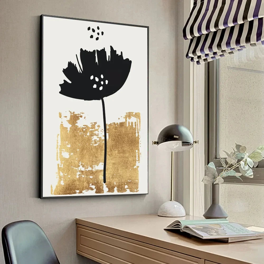 Modern Minimalist Boho Style Trees Birds Sun Landscape A Poster HD Posters Home Room Bar Cafe Decor Art Wall Painting Picture