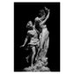 Nordic Simple Wall Art Black Ancient Greek Gods Sculpture David Statue Canvas Print Poster Home Living Room Bedroom Decoration