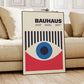 Modern Abstract Geometry Bauhaus Eye Poster Wall Art Aluminum Frame Prints Canvas Painting Poster Living Room Home Decor
