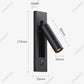Modern Led Wall Lamp 110V 220V Led 3W Spotlight Sconce Wall Light for Beside Light Bedroom Living room Dining room Night Lights