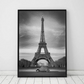 Black White Retro Paris London Anime Posters Sticky HD Quality Wall Art Retro Posters for Home Kawaii Room Decor
