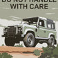 L-and-R-over Defender 90 Offroad Poster Classic Retro Automotive Poster Canvas Prints Classic Off-road Vehicle Aesthetic Print