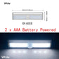 LED Under Cabinet Night Light Motion Sensor Closet Light Kitchen Bedroom Lighting Wall Lamp With Magnetic Strip USB Rechargeable
