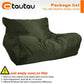 OTAUTAU Swimming Pool Floating Bean Bag Pouf Lounger Cover No Filler Waterproof Sofa Bed Sac Chaise Lounge Recliner Puff SF019
