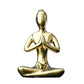 Home Decor Abstract Art Ceramic Yoga Poses Figurine Porcelain Lady Figure Statue Study Office Yoga Studio Ornaments Decorations