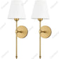 Modern American Led Wall Lamp for Decor Bathroom Mirror Light Bedroom Corridor Stairs Cloth Lampshade Wall Sconce Room Decor