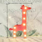 1PC Creative LED Shaped Lamp Indoor Battery Powered Wall Light,Decoration Night Light For Bedroom Table Beach Party&Photography
