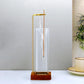 Glass Incense Holder Wooden Incense Holder for Sticks with Glass Ash Catcher Anti-Ash Flying Incense Burner for Yoga Home Decor