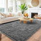 VIKAMA Minimalist Shaggy Living Room Rug, Soft and Fluffy Area Rug, Bedroom Dormitory Children's Room Carpet, Home Decor