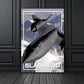 Classic Wall Art World Aircraft F16 Blackbird Fighter Jet HD Canvas Printed Poster Home Living Room Bedroom Decorative Pictures