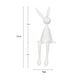 Creative Home Decor Rabbit Statue Abstract Art Sculpture Desk Living Room TV Cabinet Wine Cabinet Handicrafts Ornaments