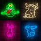 Neon Sign With Animal Theme, Led Animal Lamp For Wall Decor, Usb Powered, Wall Lamp For Bedroom, Club, Office And Game Room.