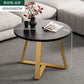 Simplicity Black Coffee Tables Round Nordic Advanced Sense Luxury Coffee Tables Marble Effect Unique Couchtisch Home Furniture