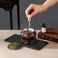 220V Electronic Incense Burner Ceramic Essential Oil Burner Timing Adjustable Temperature Sandalwood Agarwood Incense Burner