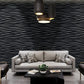 30x30cm Three-dimensional Wave Wall Panels Interior Wall Decor Paintable Wallpaper 3D Wall Decor Covering Panels For Living Room