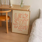Modern Art Let’s Stay In Bed Wall Decor Trendy Bedroom Poster Living Room Bedroom Home Decor