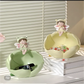 Flower fairy resin ornaments, fun and cute design, can be used to store keys, can also be used to place candy